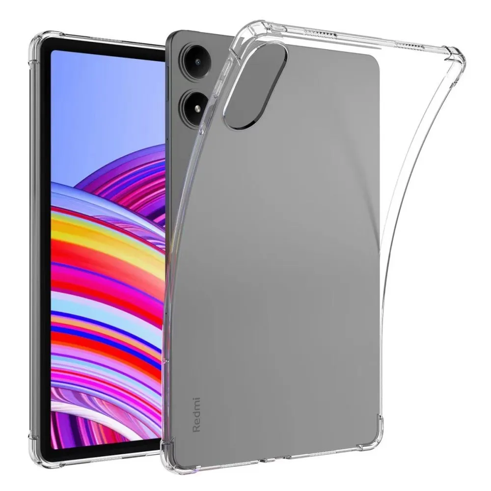 Til Xiaomi Redmi Pad Pro/Redmi Pad Pro 5G Deksel Gjennomsiktig Nettbrett TPU - deksel