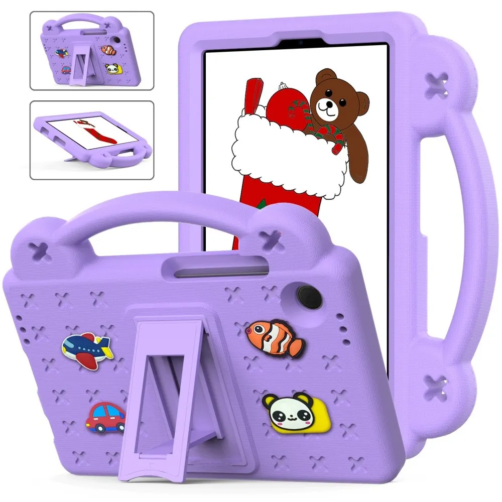 Til Samsung Galaxy Tab A9 EVA Foam Stativdeksel - Lilla