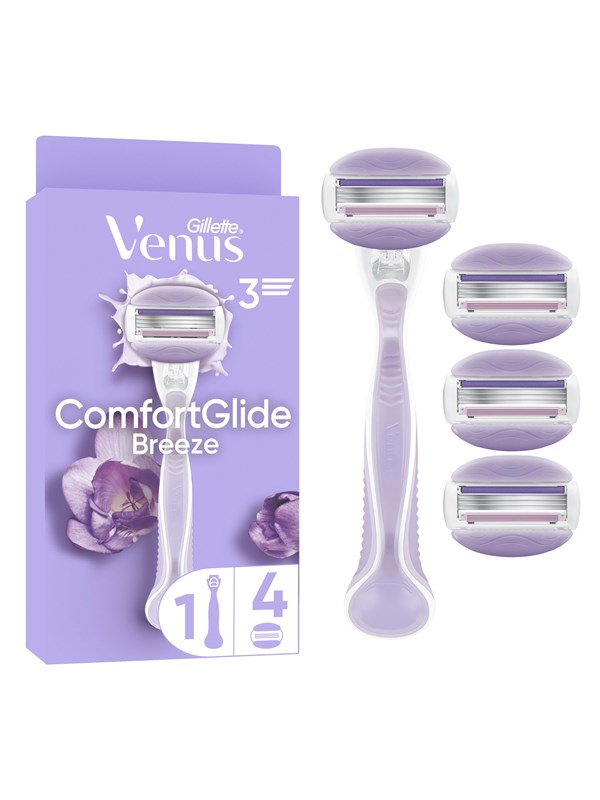 Gillette-Venus Comfortglide Breeze Handle + 4 refills