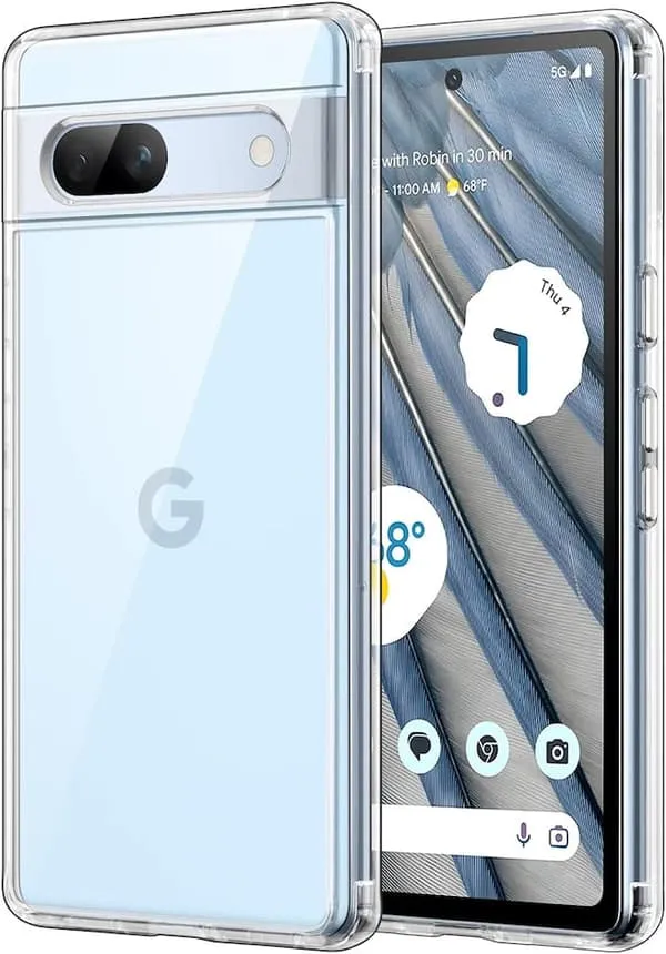 Google Pixel 7A - gjennomsiktig TPU-etui