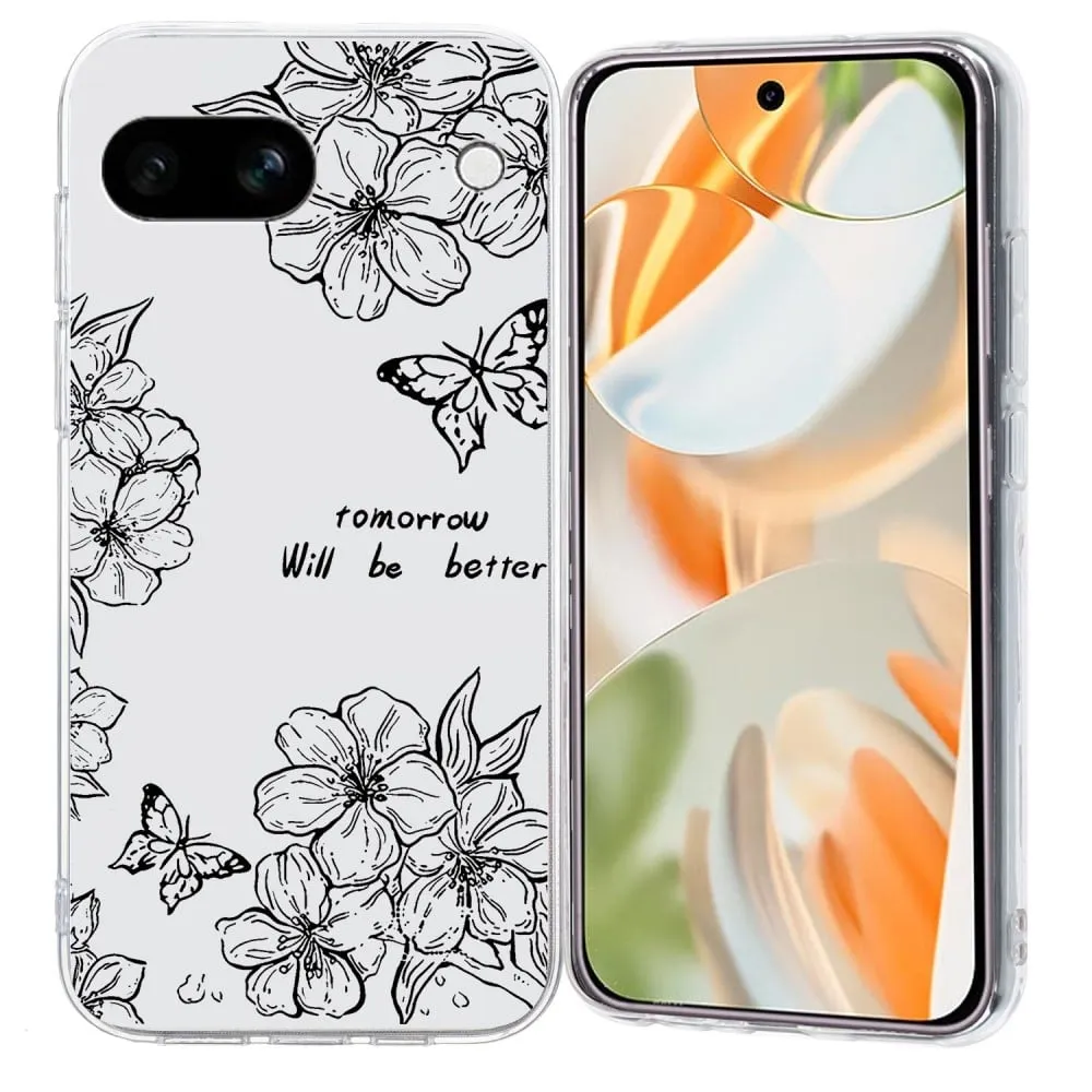 Vibe Google Pixel 9a deksel - Sommerfuglblomst