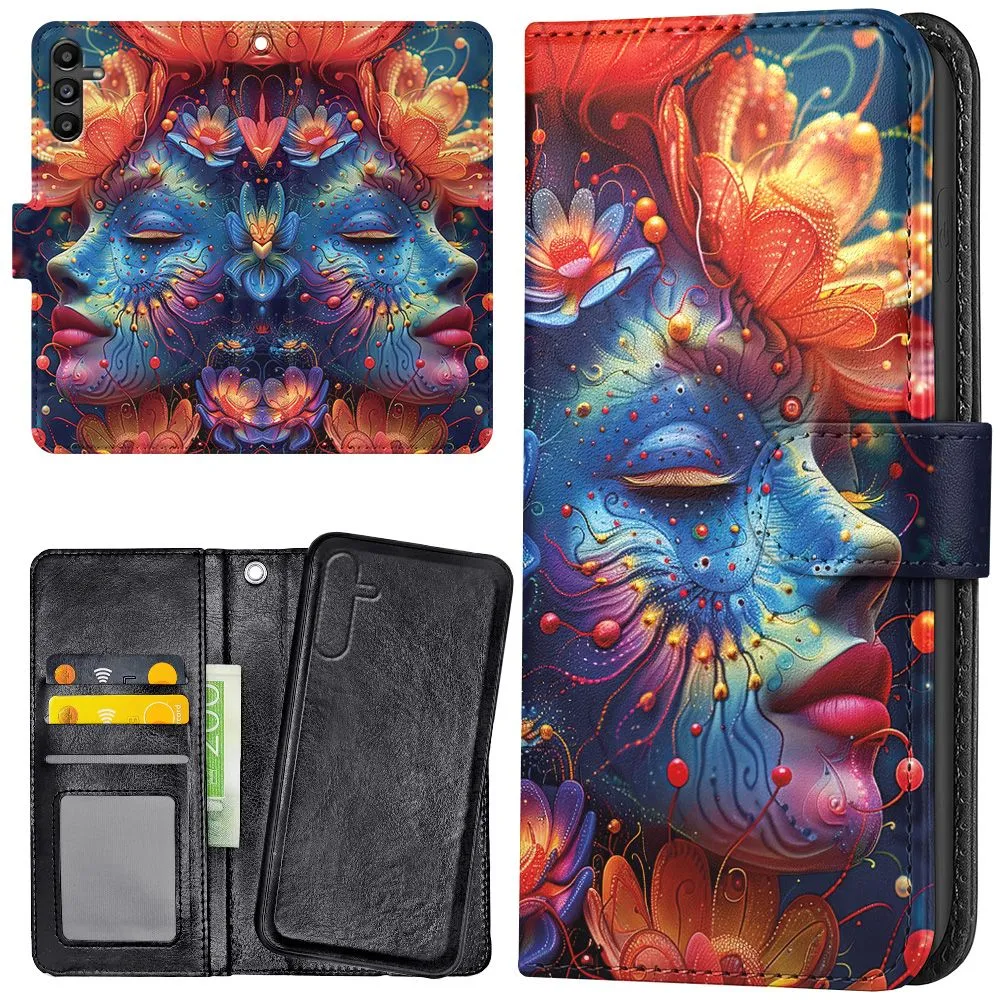 Samsung Galaxy A17 5G - Lommebok Deksel Psychedelic