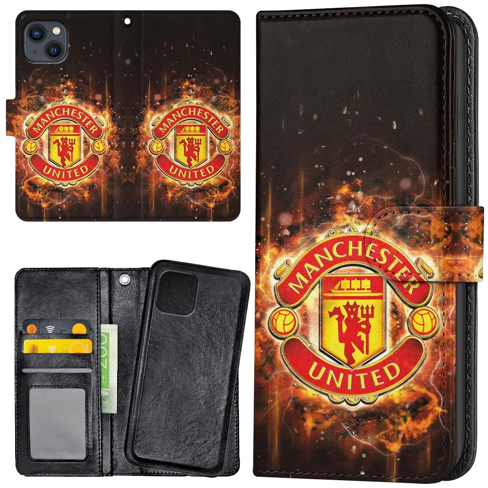 iPhone 14 - Lommebok Deksel Manchester United