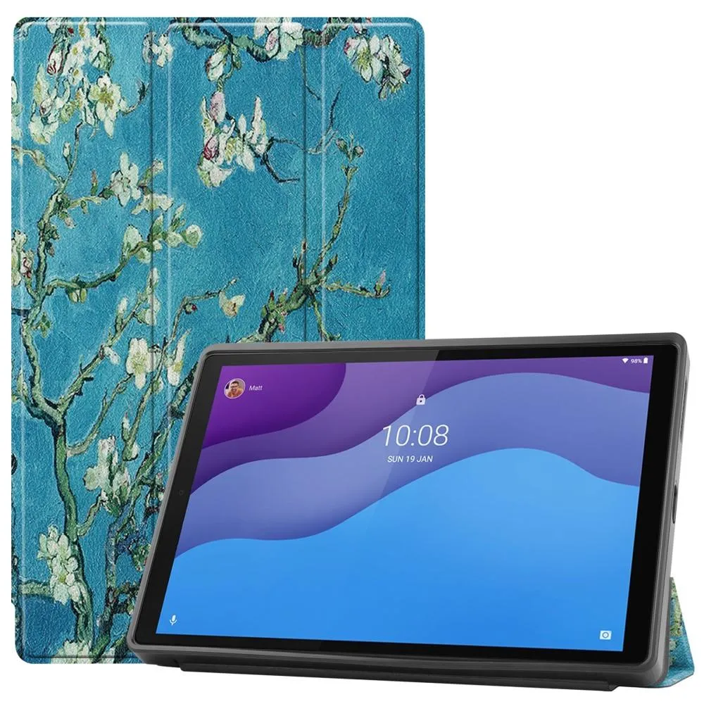 Trifoldbart deksel til Lenovo Tab M10 HD Gen 2 - Ferskenblomst