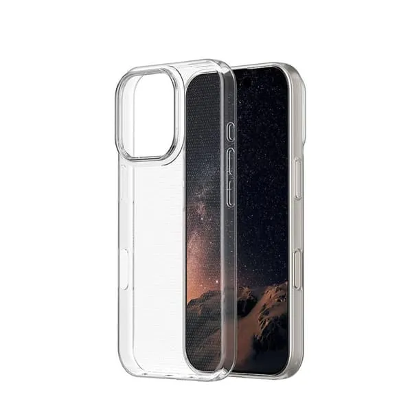 iPhone 16 Pro - Gjennomsiktig TPU-skall