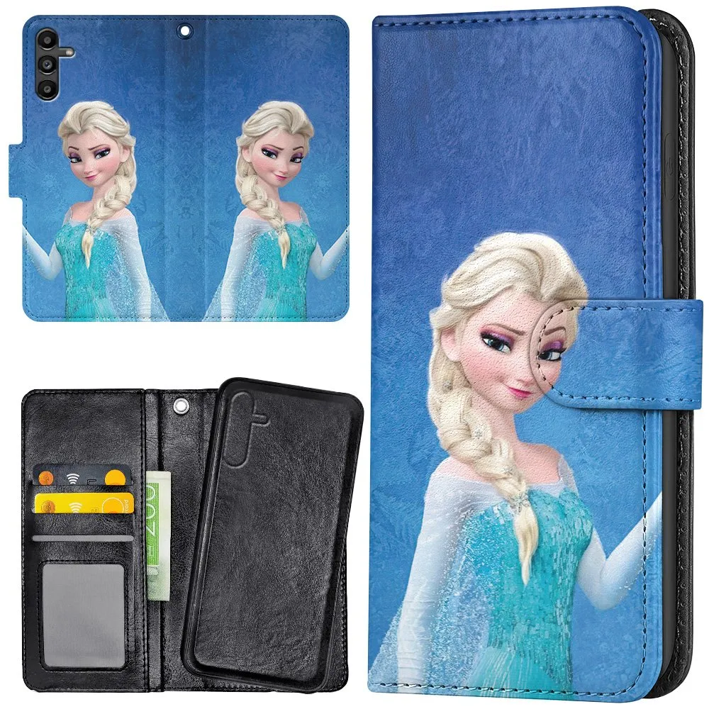 Samsung Galaxy A17 5G - Lommebok Deksel Frozen Elsa