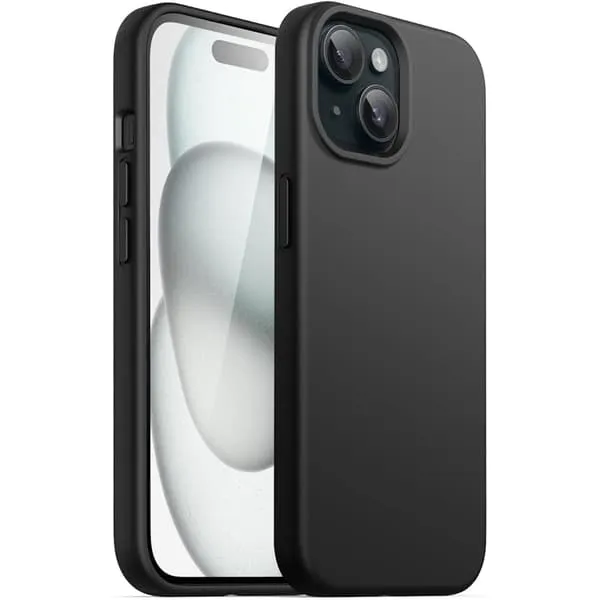 iPhone 15 matt svart deksel