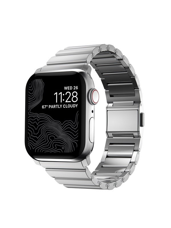 Nomad - Steel Band - 44mm/42mm | Silver Hardware | V2