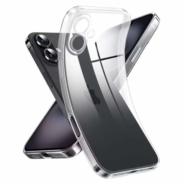 iPhone 17 gjennomsiktig TPU-deksel – ekstra kamerabeskyttelse