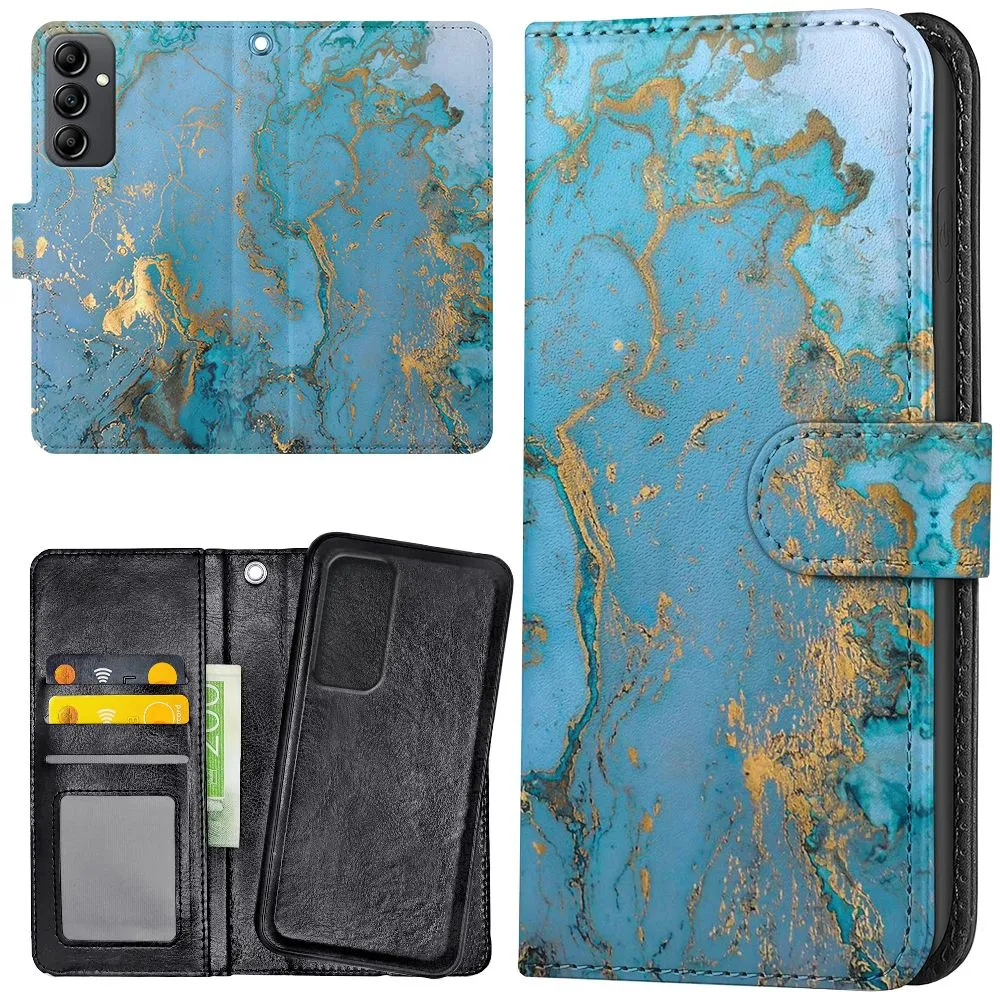 Samsung Galaxy A25 5G - Lommebok Deksel Marmor