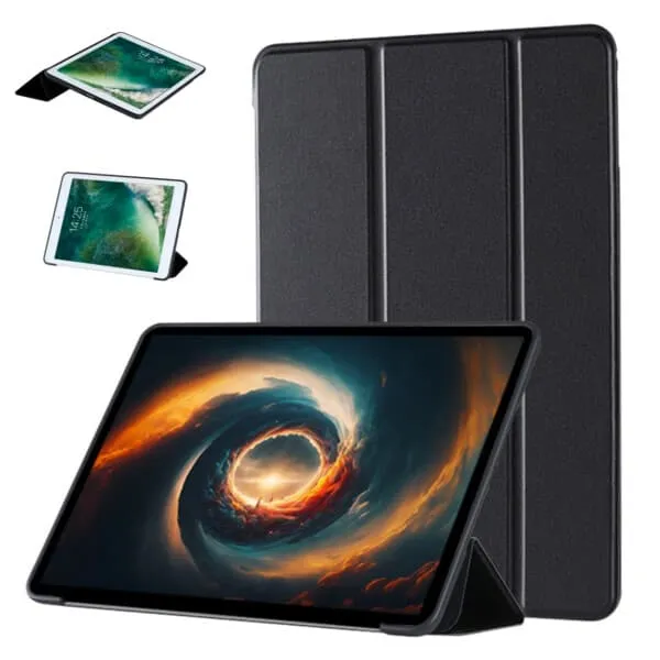 iPad Mini 6 Cover Case Tri-fold Smart Case Svart