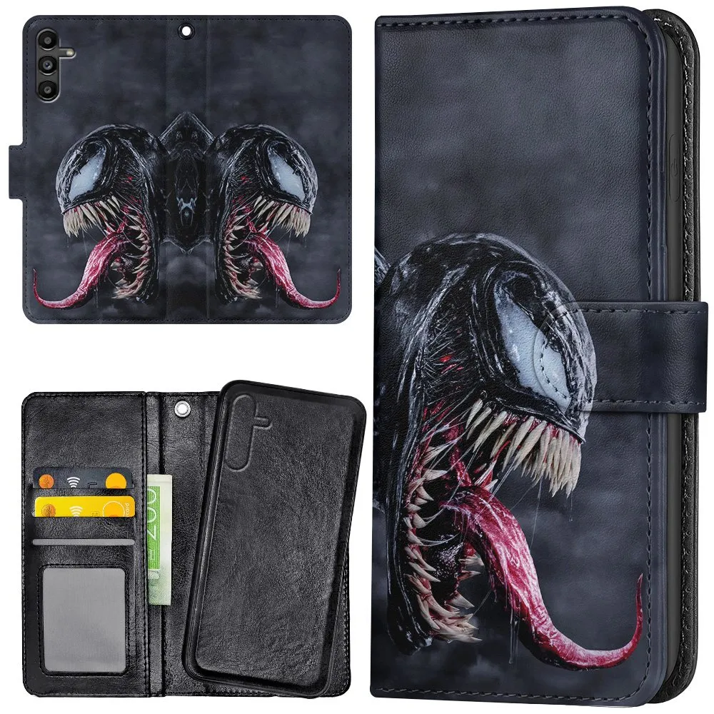 Samsung Galaxy A17 5G - Lommebok Deksel Venom
