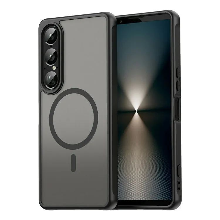 For Sony Xperia 1 VII Deksel Kompatibelt med MagSafe Anti-Fall PC + TPU Telefondeksel