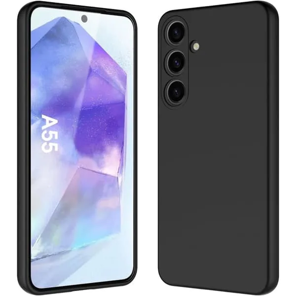 Samsung A55 matt svart veske