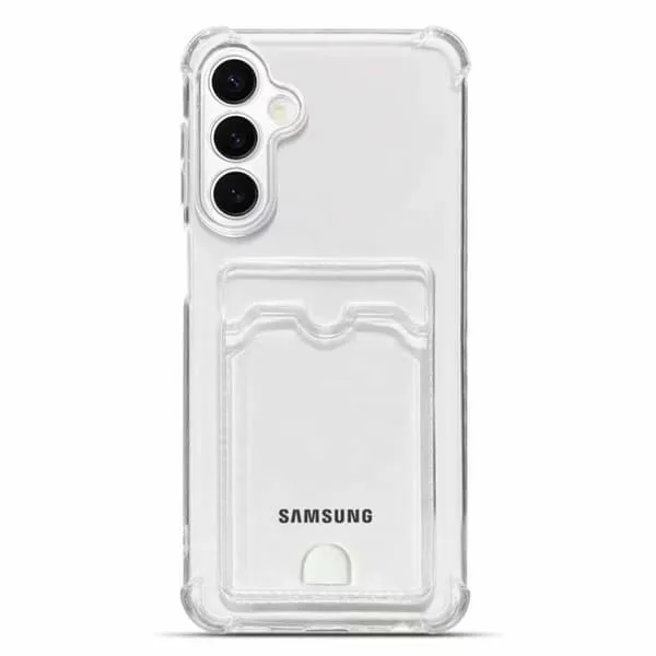 Samsung A57 Transparent Deksel med kortholder