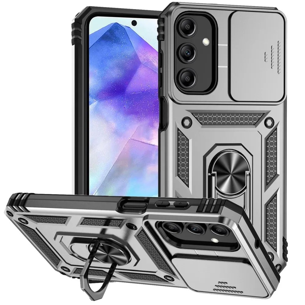 Bofink Combat Samsung Galaxy A55 deksel - Sølv