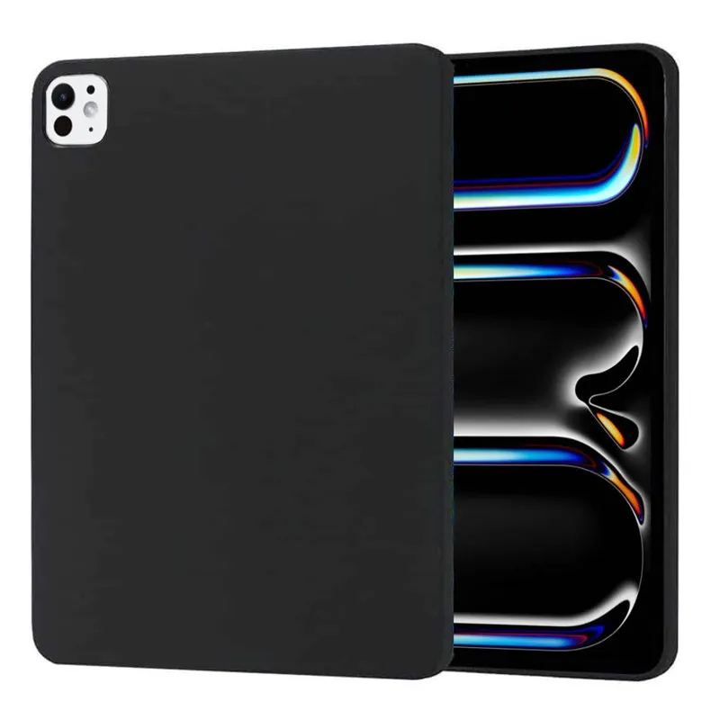 Silikon nettbrettdeksel til Apple iPad Pro 11 (2025) - Svart