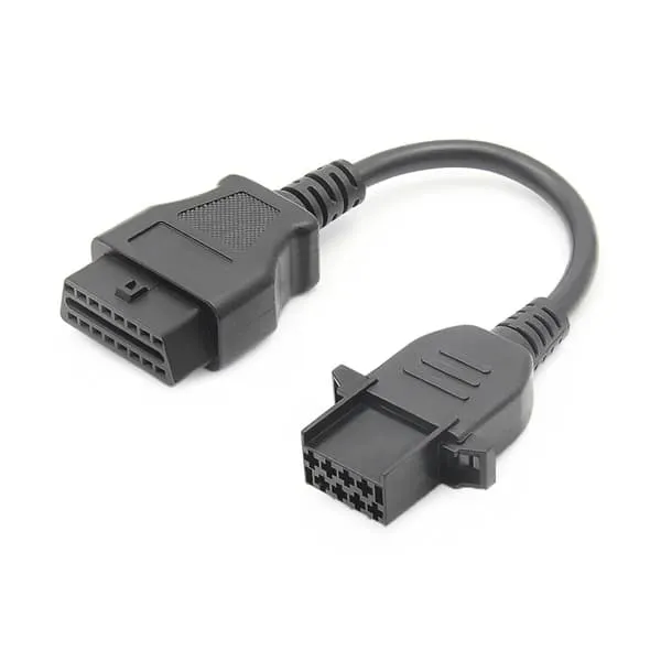 ODB2 Adapter - Volvo 8 Pin Hunn til OBDII 16 Pin Hunn
