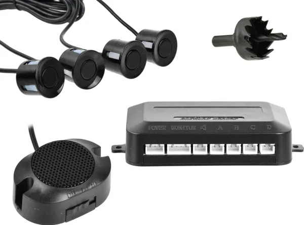 Geko Parkeringssensor - reverserende Buzzer+ 4 sensorer (40)