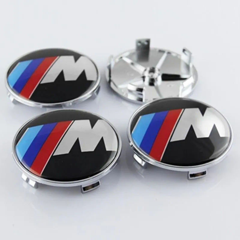 B14 - 68MM 4-pakksenter dekker BMW M Logo