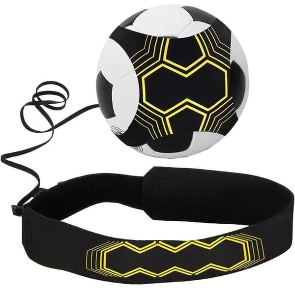 Elastisk treningsbånd for fotball - Gul/Svart