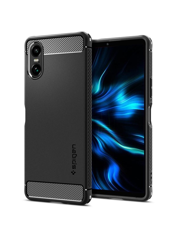 Spigen Rugged Armor - matte black - Sony Xperia 10 VI