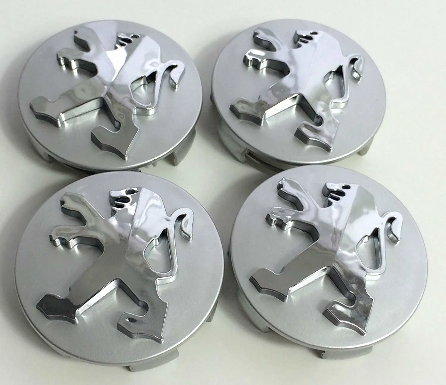 Peg01 - 60MM 4-pakning Center caps Peugeot
