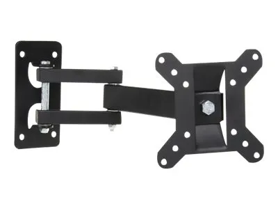 libox LB-200 - Brakett - justerbar dobbelarm i full bevegelse - for LCD-TV - stål - svart - skjermstørrelse: 17"-32" - monteringsgrensesnitt: innti...