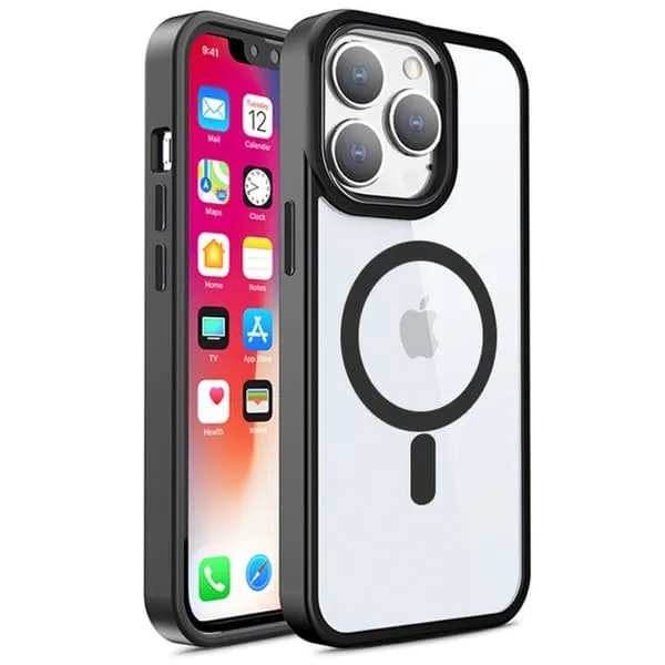 iPhone 13 Pro Black Magsafe-deksel – Perfekt passform og trådløs lading
