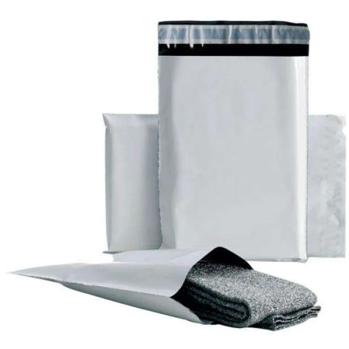 10 stk Hvit e-handelspose - Brevpose - 25 x 35 cm