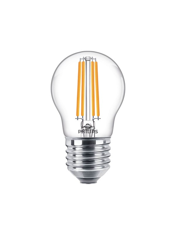 Philips LED-lyspære Classic Candle 6.5//827 (60W) Clear E27