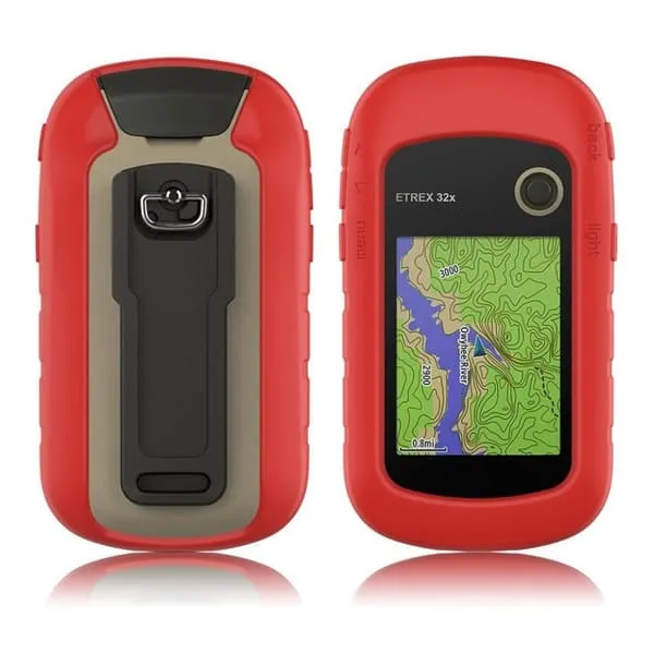Beskyttelsesdeksel i silikon for Garmin eTrex-enhet - Rød