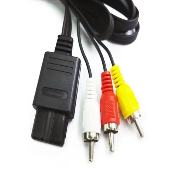 Videokabel / AV-kabel 1,8 meter - kompatibel med Nintendo 64 og GameCube