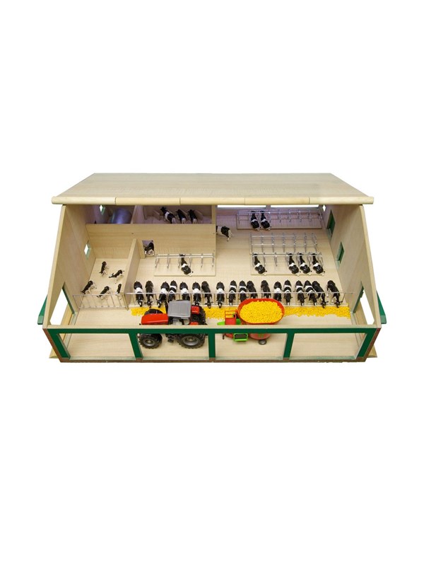 Kids Globe Cubicle House Wood With Milking Unit 1:32