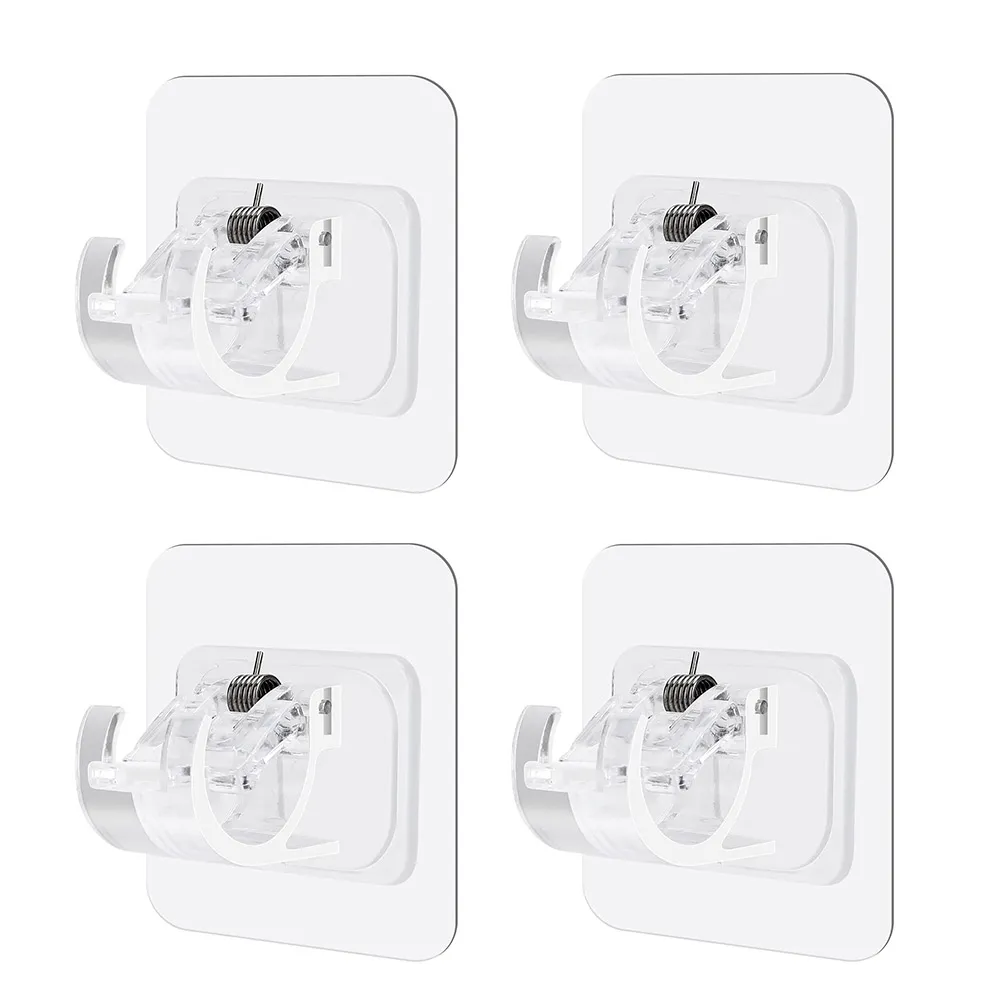 Stangholder 4-pak - Transparent 6 x 6 cm