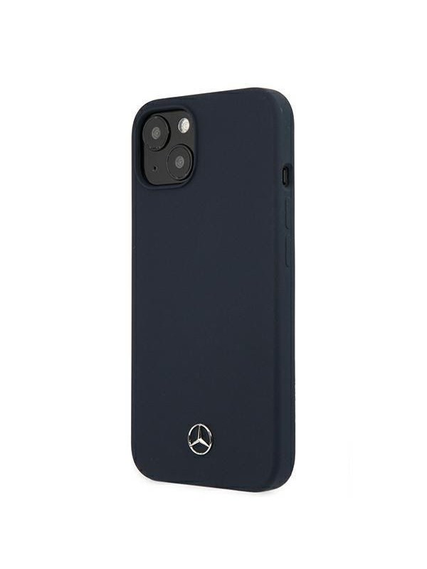 Mercedes Silicone Line Case for iPhone 13 mini - Navy Blue
