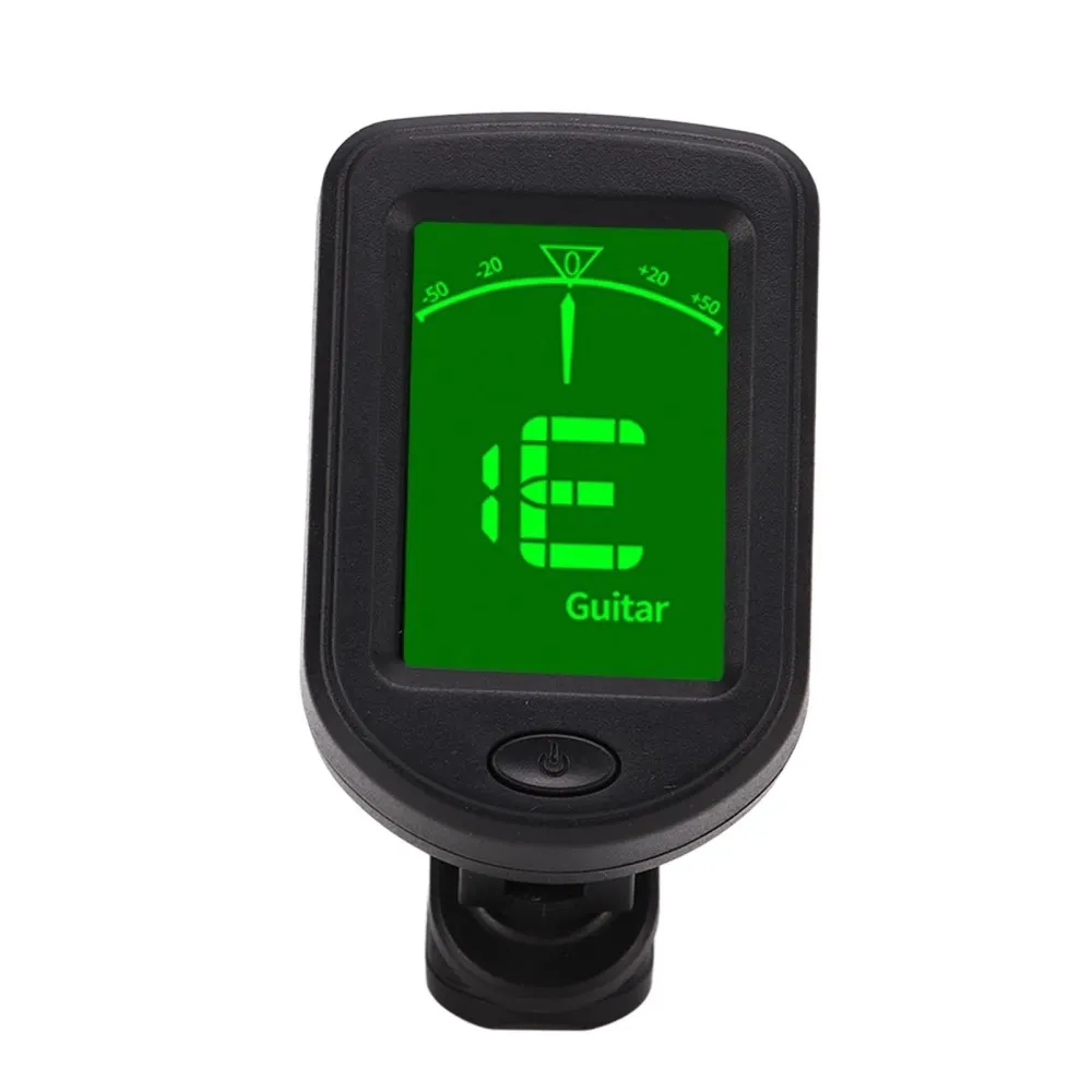 Akustisk gitartuner clip-on-tuner for tuningverktøy for strengeinstrumenter