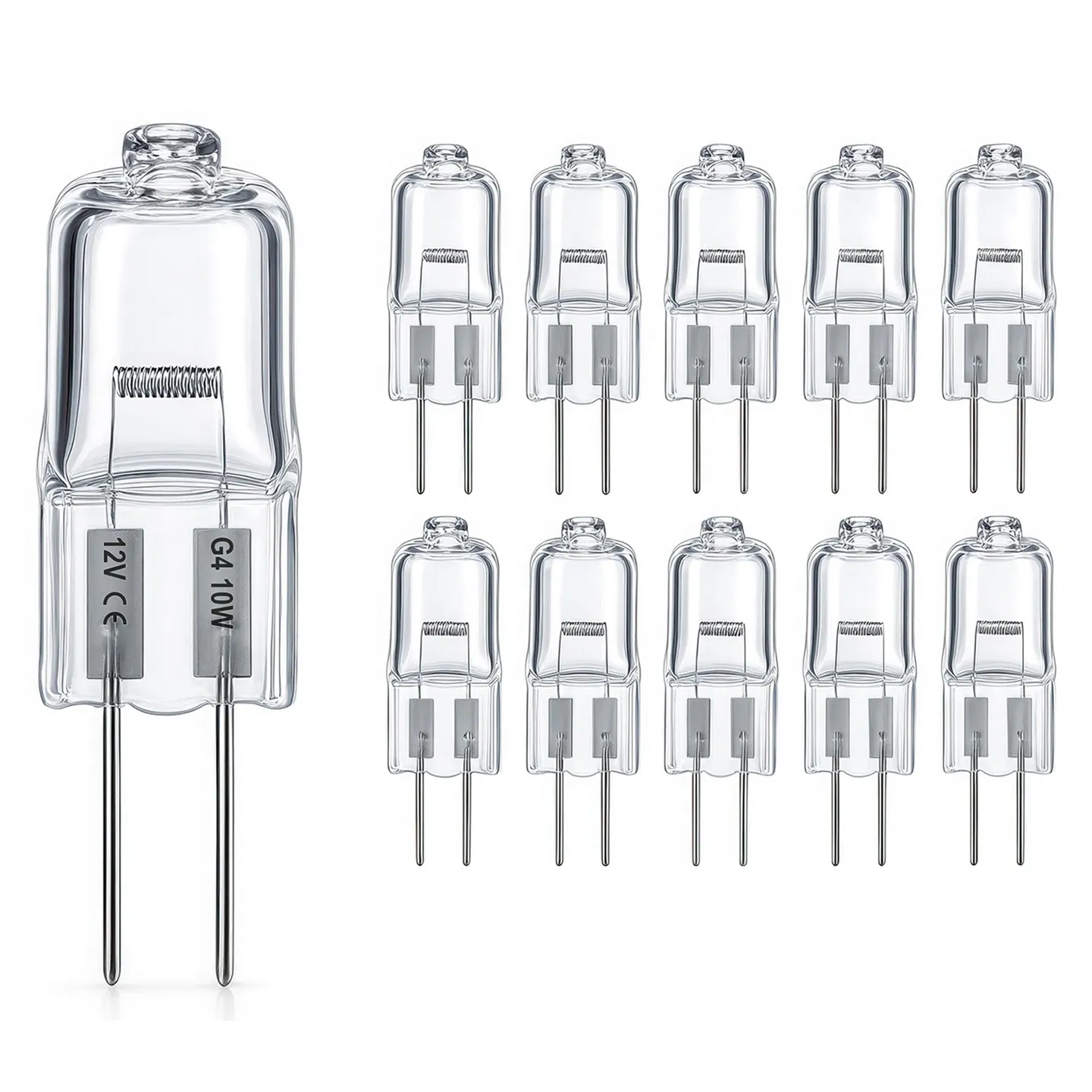 G4 Halogenpærer / Stiftpærer – Halogen - 10W (100-Pack)