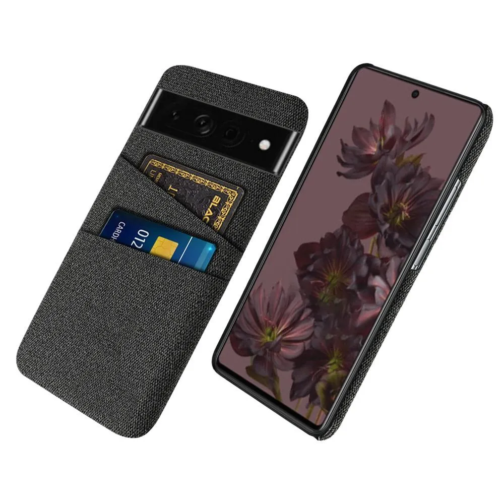 Google Pixel 7 Pro - deksel m/Kortspor - Svart