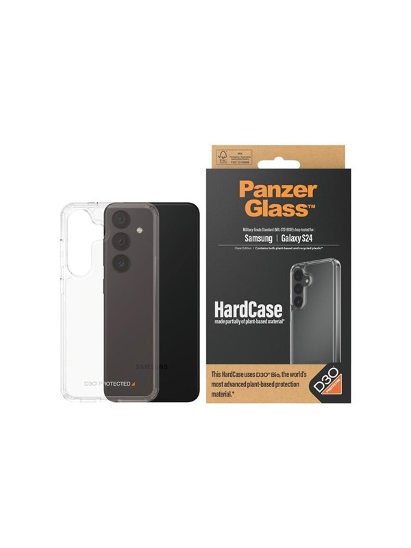 PanzerGlass HardCase w. D3O® Samsung Galaxy S24 | Transparent