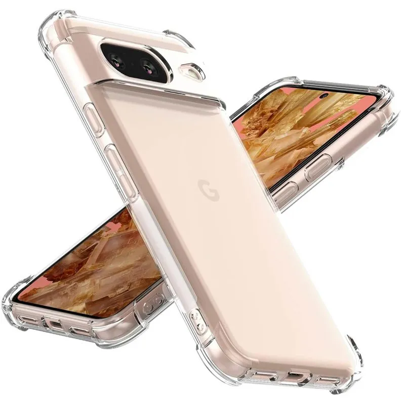 StÃ¸tsikkert silikon deksel til Google Pixel 8a
