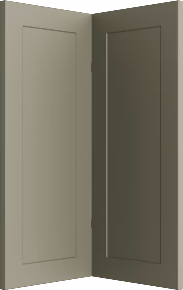 Epoq Canvas Olive gulvhjørnedørfront