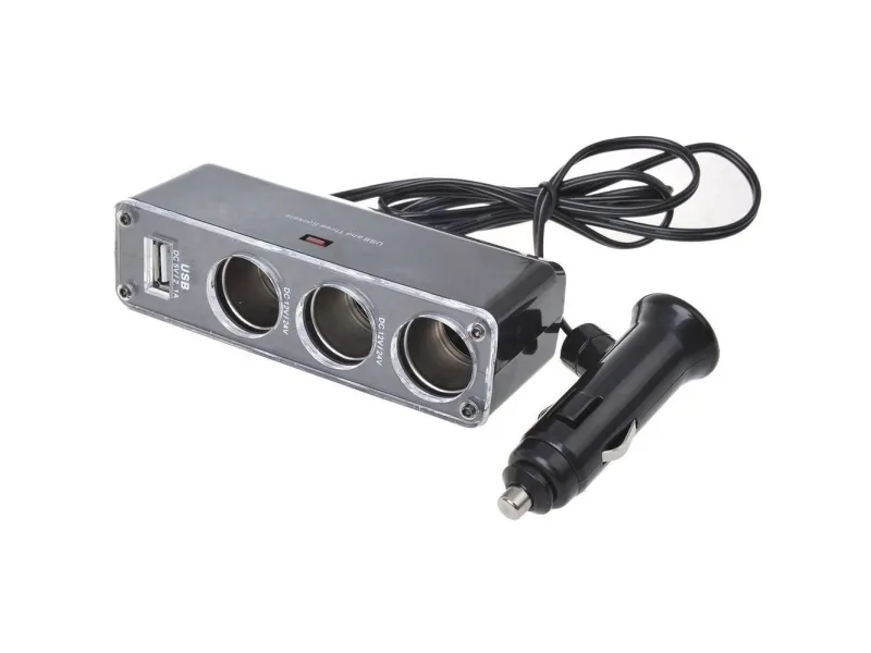 IWH 019014 sigarettenner-forgrener type antall standardkoblinger 3 x sigarettennerkoblinger 3 x grensesnitt USB 1 x
