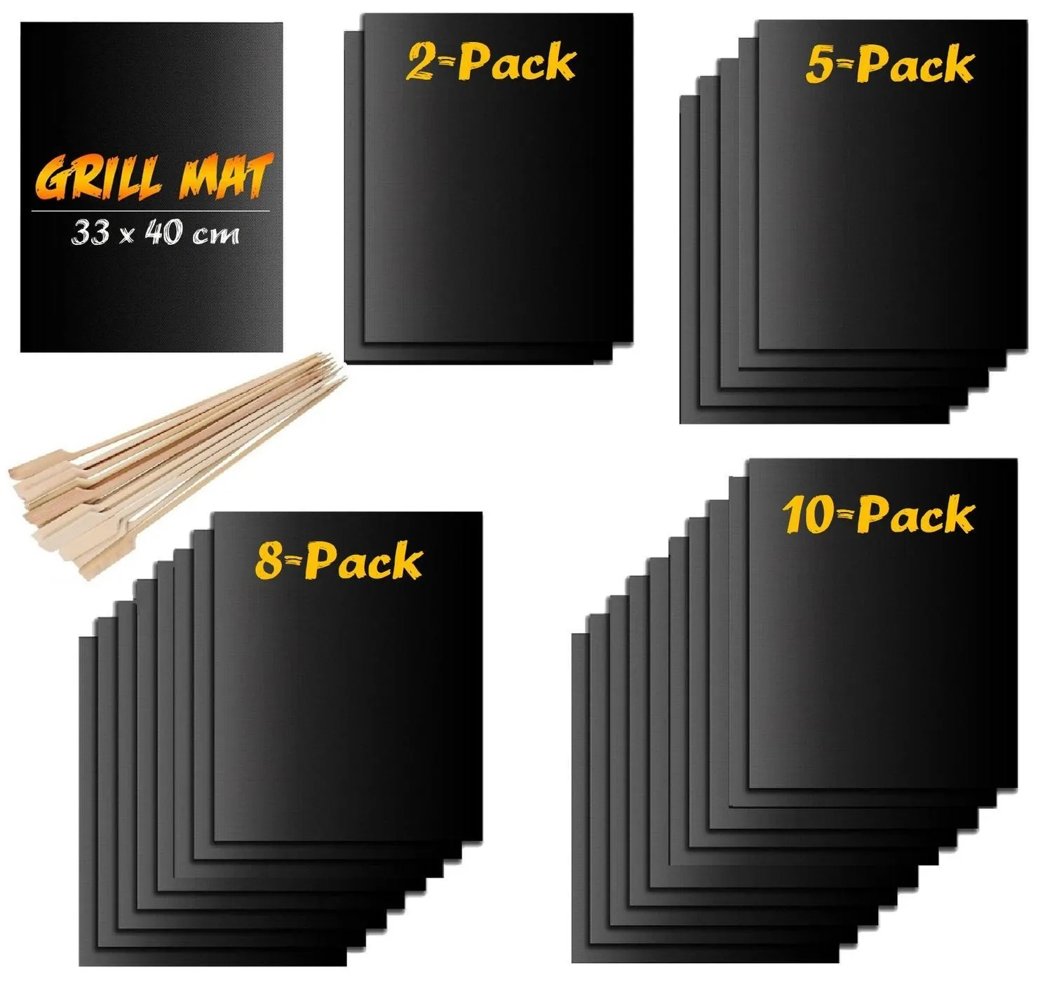 Non Stick Grillmatte Ovnmatte & Bakematte - Non Stick