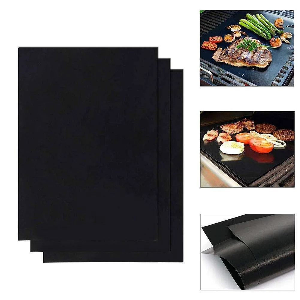 3 grillmatter, stekematter, stekematter - Non Stick - 40x33