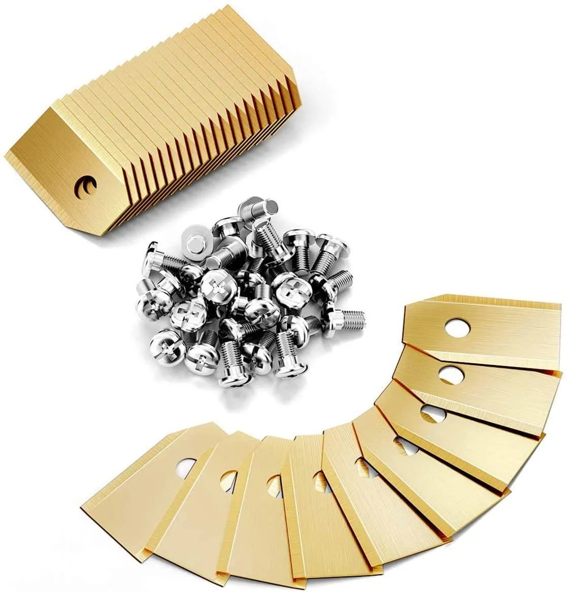 30-pakning Titanium Blade til Husqvarna Automower, Gardena, Mecc