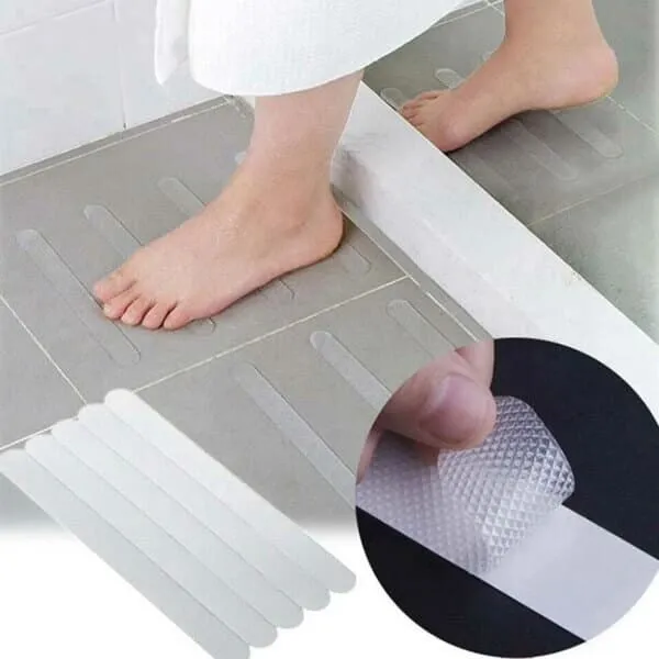 12 PCS Slip Protection for Bathroom Shower Floor - Selvbehandling Anti Slip
