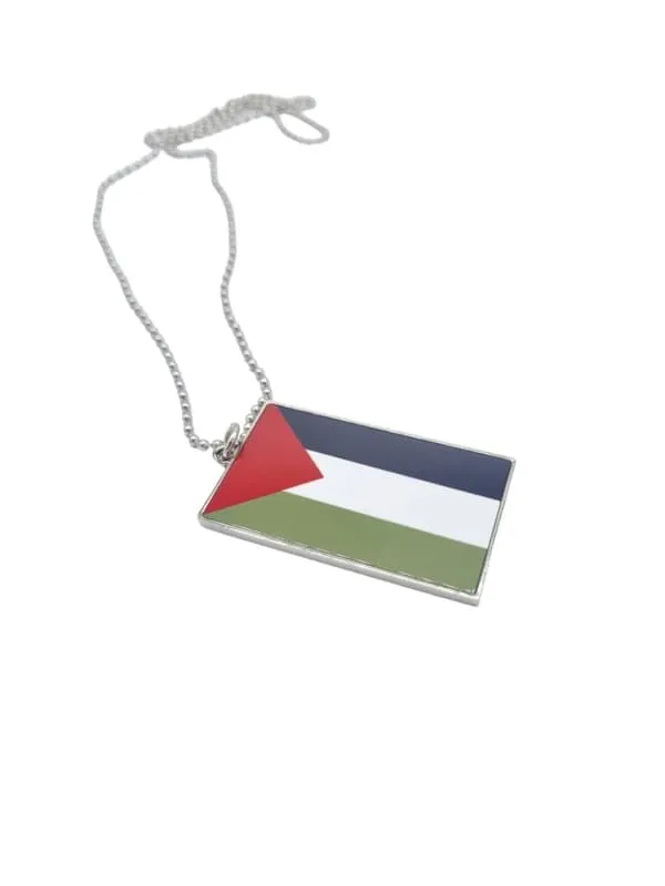 Halskjede med palestinsk flagg