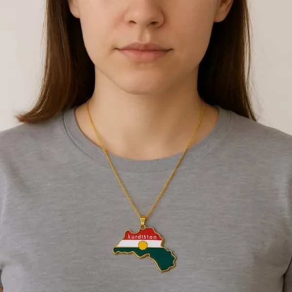 Halskjede Kurdistan – Gullfarget