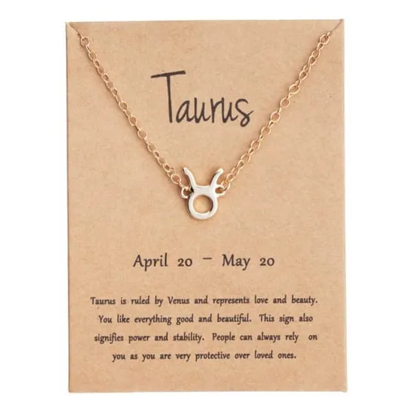 Gavearmbåndstjerner Taur Taurus armbånd gull
